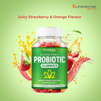 Probiotic Gummies for Adults and Kids Max Strength 5 Billion CFU | Organic Sugar Free Gummies for Digestive Health | 100 Count Vegan Gluten Free Chewable Probiotics Gummies for Men Women and Children