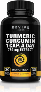 Pure Turmeric Curcumin with Bioperine. Super Strength. One Capsule A Day. Veggie Turmeric Capsules with Black Pepper. Premium Joint Support with 95% Standardized Curcuminoids.