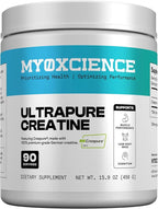 MYOXCIENCE Creapure® Creatine | 5 Grams German Creatine Monohydrate Per Serving | Supports Muscle Performance, Lean Body Mass, & Cognition (90 Serving Jar)