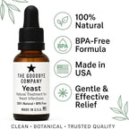 Organic Yeast Infection Relief Oil - Cinnamon, Clove & Sea Buckthorn Blend for Fast Itch & Discharge Relief - Natural, Non-Greasy Formula Hand Made in Florida