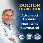 MOM NUTRIX Liposomal NAD Supplement with Resveratrol - High Purity NAD Plus 2000 mg, 120 Capsules, Made in the USA - NMN Alternative