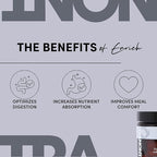 Tranont Enrich Digestive Enzymes with Probiotics & Prebiotics | Gut Health & Digestion Support Supplement | Supports Nutrient Absorption & Post-Meal Comfort | 90 Capsules
