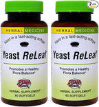 Herbs Etc. Yeast ReLeaf® Softgels 60 ct (Pack of 2)
