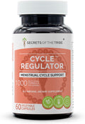 Secrets of the Tribe Cycle Regulator 60 Capsules, 1000 mg, Vitex,Partridgeberry, Lady's Mantle, Black Cohosh, Yarrow, Dong Quai. Women's Health Formula (60 Capsules)