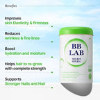 BB LAB Low Molecular Collagen Biotin Plus, Halal Collagen, Powder Supplement, Korean Marine Collagen, Fish Collagen Peptides, Biotin, Vitamin C, Fast Absorption, Shine Muscat Flavor