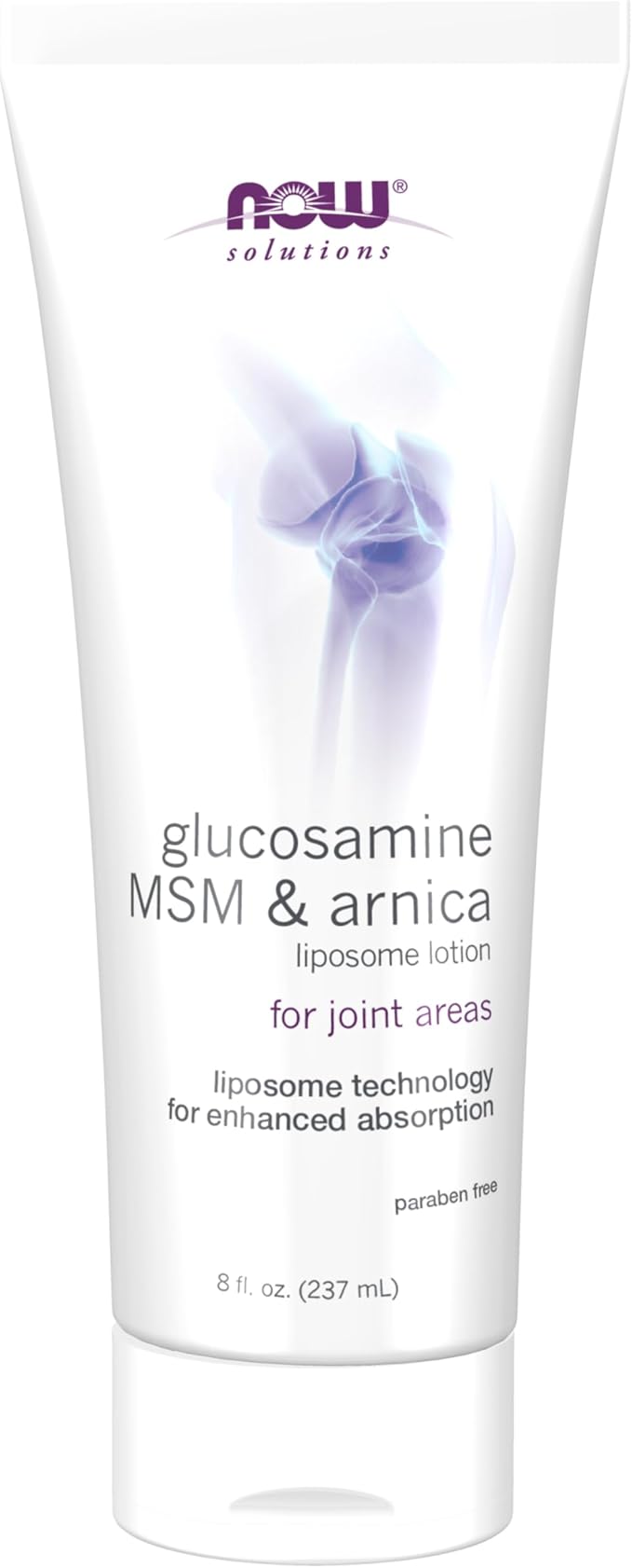 NOW Foods Solutions, Glucosamine, MSM and Arnica Liposome Lotion, For Joint Areas, Liposome Technology for Enhanced Absorption, 8-Ounce