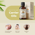 White Naturals Wheatgerm Carrier Oil, Cold-pressed Unrefined, Organic 100% Pure, Wheat Germ, Rich in Vitamin E, For Skin, Hair, Nails & Stretch Marks