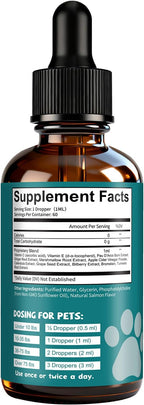 Yeast Infection Treatment for Dogs & Cats, Supports Healthy Itch, Inflammation, Irritation & Allergy Relief, Dog Ear Infection Treatment, Skin & Hair Care, Safe Natural & Effective Drops
