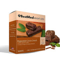 BestMed - High Protein Nutrition Bar - Low-Carb, 15g Protein, Low Sugar, High Fiber, Low Calorie, Meal Replacement Bar (Peppermint Cocoa, 4 Box - 28 Count)
