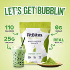 100% Whey Isolate Protein Powder (Matcha Latte), 5.9g BCAAs, Gluten Free, Zero Sugar, Fast Absorbing, Easy Digesting