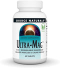 Source Naturals Ultra-Mag, 5 in 1 -Bioavailable Magnesium, Maintains Muscle & Nerve Function* - 60 Vegan Tablets