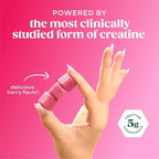 Bloom Creatine Monohydrate Gummies, 5g Per Serving, Sugar Free Creatine Gummy for Workout, Strength, Cognitive Health & Lean Muscle Support, Gluten Free & Non GMO, Berry Boost, 90 Gummies, 30 SVG