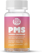 PMS Support Supplement for Women & PMS Relief, Hormone Balance & Menstrual Period Relief for Cramps, Bloating & Mood Swings with Chasteberry, Vitamin B6, Lemon Balm, Dong Quai, 30 Count