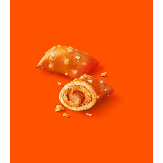 Reese's Filled Pretzels, Peanut Butter Pretzel Nuggets, Crunchy, Ready to Eat, Sweet and Salty Snack, 1 oz Bags (10 Count)