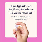 EZ Melts Women's Multi + Hair Growth - Daily Multivitamin for Women - Supports Healthy Energy Levels & Reduced Hair Shedding - Non-GMO & Vegan - Peach - 60 Dissolvable Tablets (30 Servings)