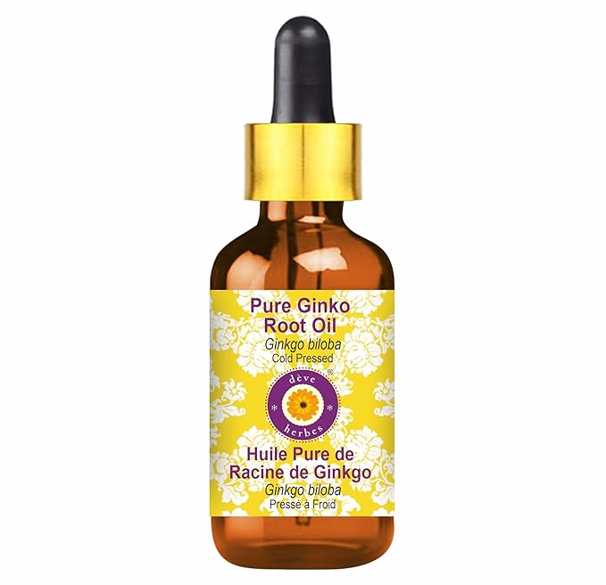 Deve Herbes Pure Golden Jojoba Oil (Simmondsia chinensis) with Glass Dropper Cold Pressed 50ml (1.69 oz)