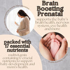 Research Labs Prenatal Vitamins for Women 2 Fer 1 Ad: 6X More Bioavailable Methylated Folate Folic Acid MTHF 5 | Supports Brain Development, Healthy Growth