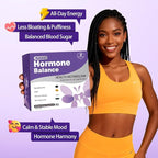 Natural Hormone Balance for Women, Menopause Supplements for Women with Evening Primrose Oil,CoQ10,Soy Isoflavones, Daily Pack Supports Peri+Menopause+Post, PMS,Metabolism,Mood,Energy 30Packs
