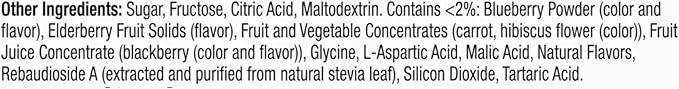 Emergen-C Immune+ Triple Action Immune Support Powder, BetaVia (R), 1000mg Vitamin C, B Vitamins, Vitamin D and Antioxidants, Elderberry – 18 Count