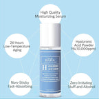Cos De BAHA Hyaluronic Serum 4 Fl Oz – Pure Sodium Hyaluronate 10,000 ppm Hydrating Face Serum for Dry & Dehydrated Skin – Lightweight Fragrance-Free Korean Skincare Formula (120 ml)