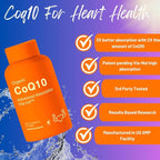 Advanced Bionetix Advanced Absorption 200mg CoQ10 w/Black Pepper Extract. 90 Softgels. Antioxidant Supplement, Heart & Vascular Health, Brain Health, Organic, Gluten Free, Energy Production