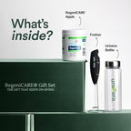 Holiday Gift Set, Joint Support with Univestin®, Glucosamine, Chondroitin & MSM — Bottle & Frother Included, Green Apple Flavor, 30 Servings