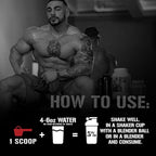 5% Nutrition Rich Piana Shake Time | 24g Animal Based Protein Drink | Grass-Fed Beef Isolate, Chicken, Whole Egg | No Sugar or Soy (Birthday Cake)
