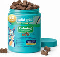 Solid Gold Calming Chews for Dogs - Dog Calming Chews W/Melatonin for Separation, Stress & Hyperactivity Relief - Supports Relaxation for Travel, Fireworks & Storms - All Ages & Sizes - Bacon - 60ct