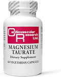 Cardiovascular Research Magnestium Taurate 125 mg, 60 Capsules, Creamy White