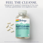 SOLARAY Yeast-Cleanse - 90 Vegetarian Capsules