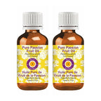 Deve Herbes Pure Passion Fruit Oil (Passiflora edulis) Cold Pressed (Pack of Two) 100ml X 2 (6.76 oz)