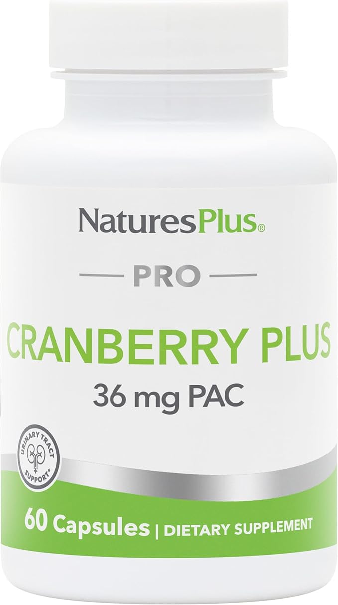 NaturesPlus PRO Cranberry Plus - 60 Capsules - Non-GMO, Gluten Free - 60 Servings