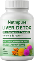 Liver Detox Capsules - 20-in-1 Herbal Formula with Milk Thistle, Dandelion, Turmeric & Artichoke Leaf for Liver Support and Digestive Balance – Non-GMO, Gluten-Free (1)