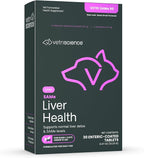 VetriScience Same Liver Health Tablets for Cats & Small Dogs – 90 mg S-Adenosyl Methionine Liver Support Supplement, Methionine Health and Detox Supplement, Glutathione Antioxidant, Tablets, 30 Cnt