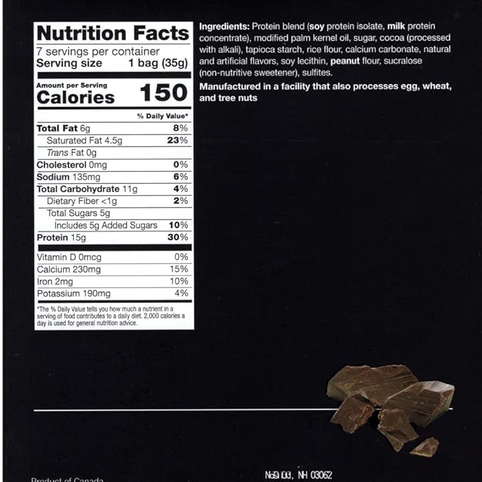 ProtiWise High Protein 15g Soy Snacks | Chocolate | 7/Box | Weight Loss, KETO Diet Friendly, Hunger Control Snack | Low Fat, Low Calorie, Low Sugar
