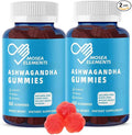 2 Pack Ashwagandha Gummies & Vitamin D for Men & Women - Relax & Restore, Ashwa Root Extract Supplement Gummy, 120 Mixed Berry Flavored Gummies