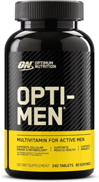 Optimum Nutrition Opti-Men Daily Multivitamin for Men, Immune Support Supplement with Amino Acids, 80 Day Supply, 240 Count, (Packaging May Vary)