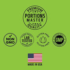 Portions Master Keto Body Protein Peptides Low Carb Keto Protein Powder with MCT Oil Peptides Fiber Vitamins Minerals (720g, Chocolate)