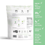 Sprout Living Organic Pea Protein Powder, Unflavored, 20 Grams of Plant Based Organic Protein Powder Without Artificial Sweeteners, Non Dairy, Non-GMO, Vegan, Gluten Free (5 Pound, 95 Servings)