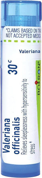 Boiron Valeriana Officinalis 30C for Sleeplessness with Hypersensitivity to Stress - 80 Pellets