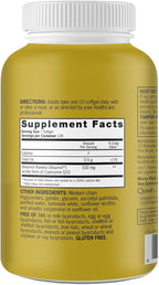 Qunol 100mg Ubiquinol, Powerful Antioxidant for Heart & Vascular Health, Essential for Energy Production, Natural Supplement Active Form of Coq10, 120 Count