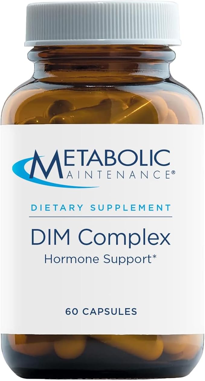 Metabolic Maintenance DIM Complex - Supports Estrogen Metabolism - DIM with NAC and Calcium D Glucarate - 60 Servings - 60 Capsules