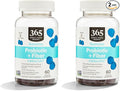 365 by Whole Foods Market, Gummies Probiotic Fiber 2 Bill Blue Raspberry, 60 Count (Pack of 2)