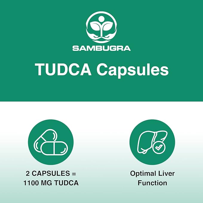 TUDCA Liver Supplements 1100mg, 3rd Party Tested Ultra Strength Bile Salt TUDCA Supplement, Liver Support for Detox Cleanse and Repair, 120 Capsules