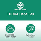 TUDCA Liver Supplements 1100mg, 3rd Party Tested Ultra Strength Bile Salt TUDCA Supplement, Liver Support for Detox Cleanse and Repair, 60 Capsules