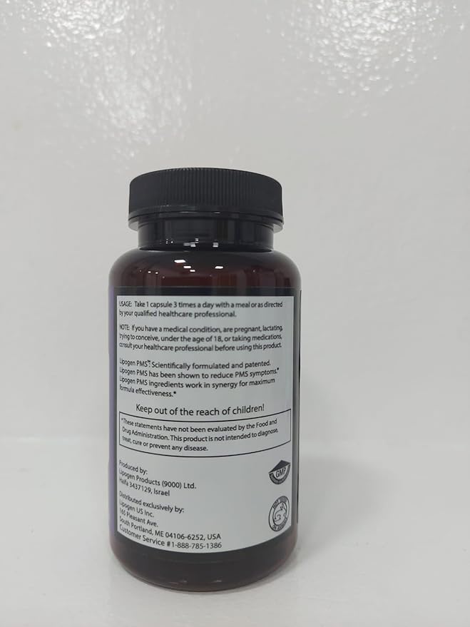 PMS Relief | Positive Vitamins Impact on PMS, Mood, Stress & Hormone Balance | Phosphatidylserine and Phosphatidic Acid | PMS Support Supplement: 90 softgels, 30 Days Supply