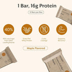 ProMix Nutrition Protein Puff Bars - Maple - Marshmallow Crispy Treat - High Protein & Low Calorie - 12 Bars