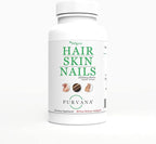 Wellgenix Purvana Hair Skin and Nails Supplement – 2500mcg Biotin Softgels with MSM & B-Complex – Daily Beauty Support for Stronger Nails & Hair Vitality – 180 Softgels (2 Pack)