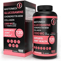 mastermedi Glucosamine Chondroitin MSM Collagen Capsules – 2300mg Joint Support Formula – with Turmeric, Boswellia, Hyaluronic Acid – Mobility & Flexibility Support – 120 Capsules, 30-Day Supply