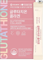 Korean Glutathione Collagen Jelly Sticks 30 Packets - Premium Beauty Supplement with 2000mg Fish Collagen Peptide, Anti-Wrinkle, Hydrating Skin Elasticity, Joint Support